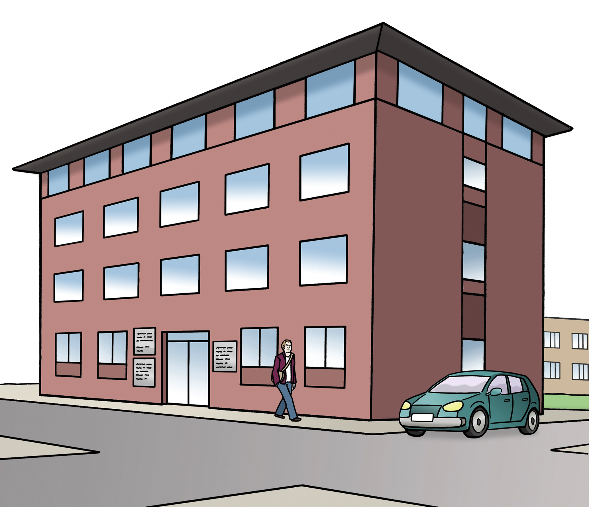 Leichte Sprache - Büro Gebäude Leichte Sprache - Büro Gebäude
